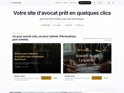Lawsites — capture d’écran desktop
