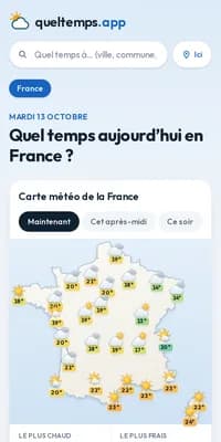 QuelTemps — version mobile