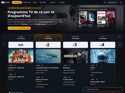 télé.guide — capture d’écran desktop